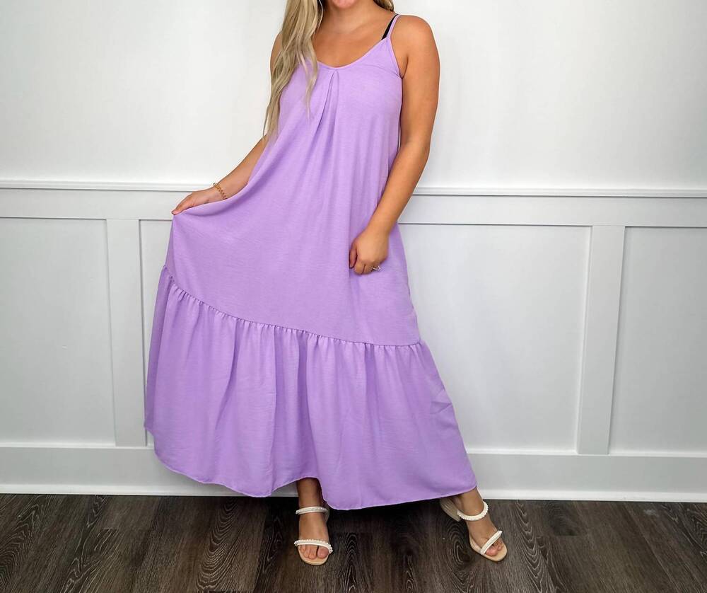 NEW BLAKELEY look in the mirror maxi dress in purple